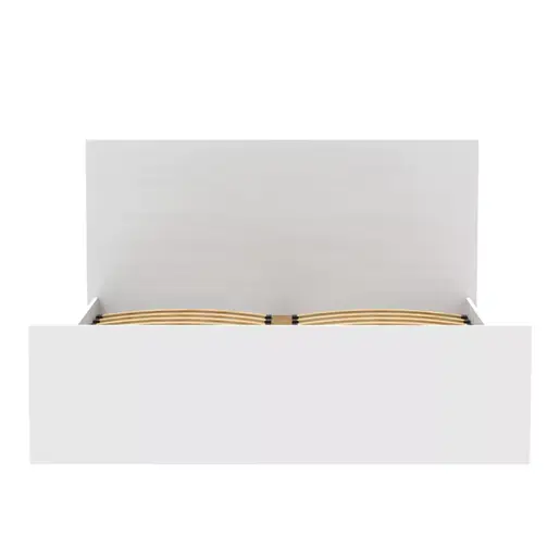 361-000025 Дупли кревет Toscana во бела боја 160x200cm