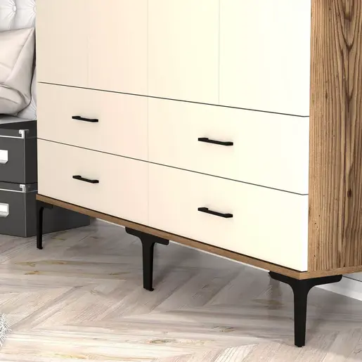 845HCT5486 Плакар Kumsal TT - Walnut, Cream