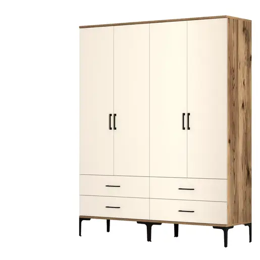 845HCT5486 Плакар Kumsal TT - Walnut, Cream