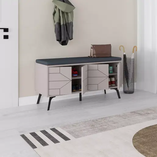 855DTE5125 Чевларник Dune Bench - Light Mocha