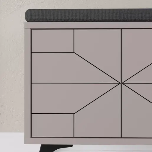 855DTE5125 Чевларник Dune Bench - Light Mocha