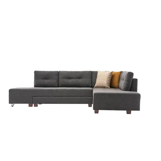 825BLC2544 Софа Manama Corner Sofa Bed Right - Anthracite