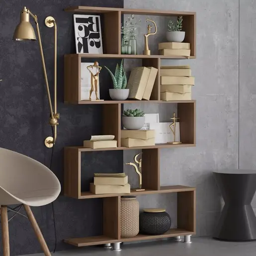 746JUG3604 Полица Nilüfer - Walnut