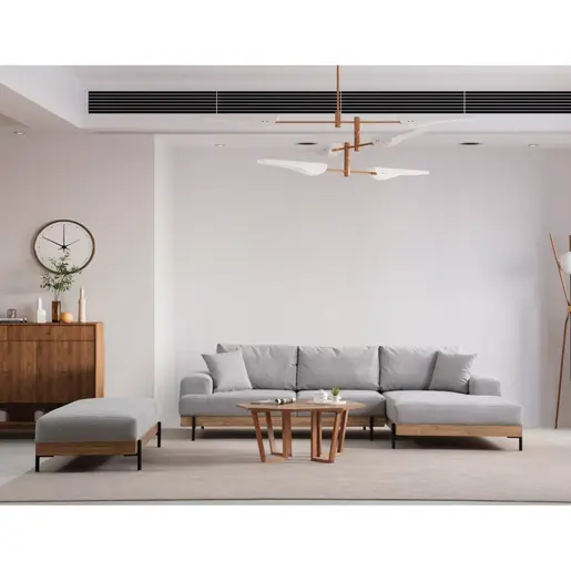 560ARE2128 Аголна гарнитура Eti Oak Right - Grey