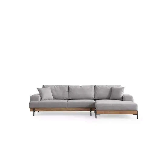 560ARE2128 Аголна гарнитура Eti Oak Right - Grey