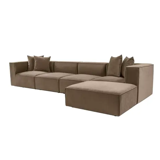 560ARE2201 Аголна гарнитура Sora (L1-O1-O1-1R-POUFFE ) - Brown