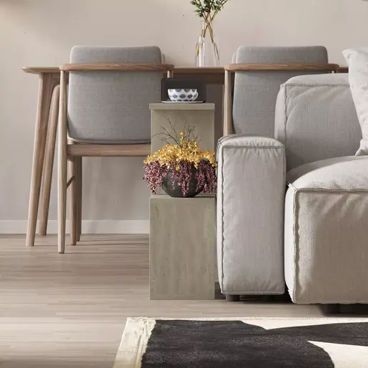 776HMS2874 Клуб Маса Homemania -Travertine