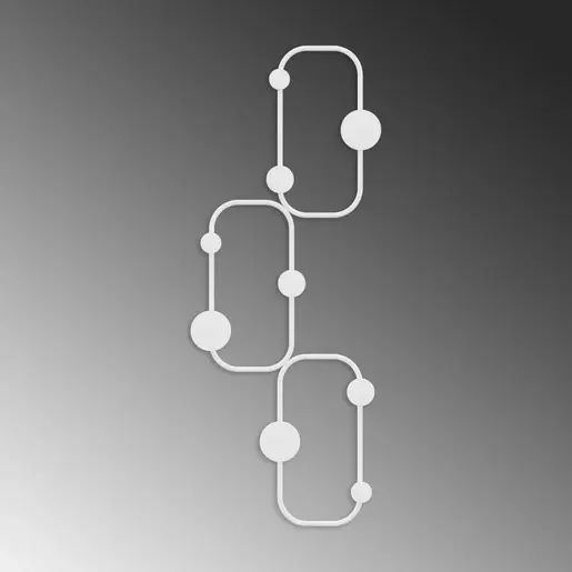 494PYT1165 Метална ѕидна закачалка Lizzard-B