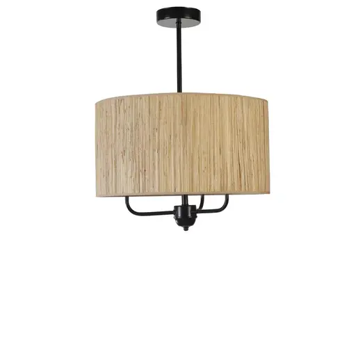 846STL5129 Лустер Bambu 010 Abajurlu 3 Lü Sarkıt Avize