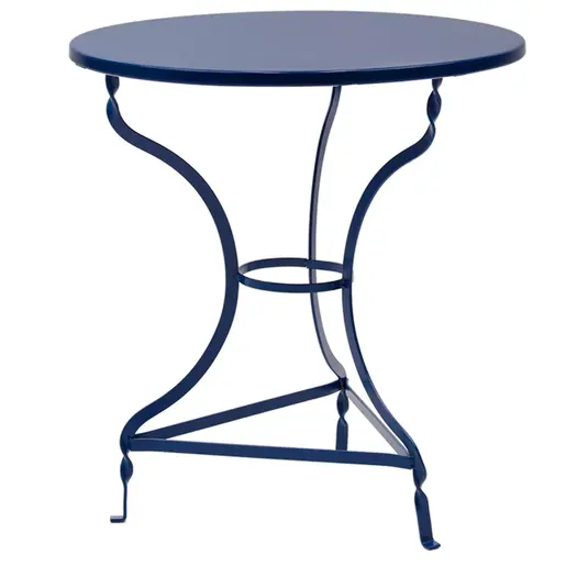 243-000084 Трпезариска маса ALASKA blue D70x72cm