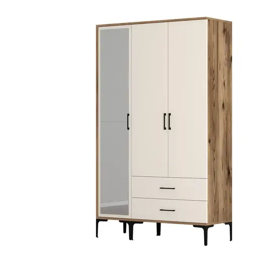 845HCT5456 Плакар Kumsal RT - Walnut, Cream