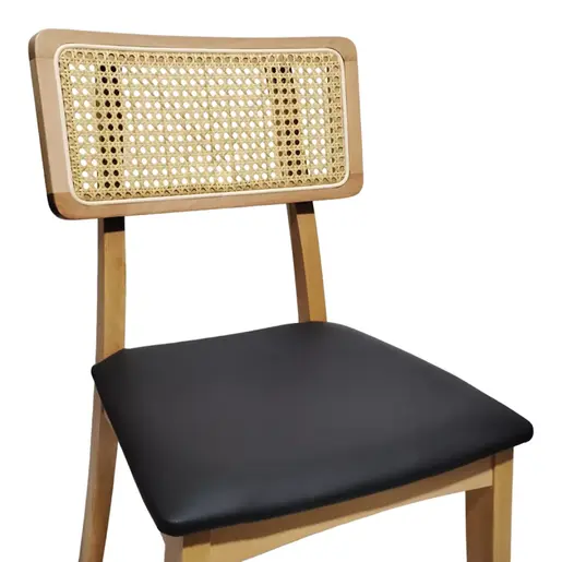 382-000004 Столица Ренна Црна 48x52x79cm