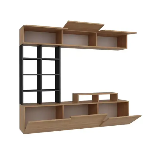 788DEC3088 ТВ комода ХАЛВЕР црна