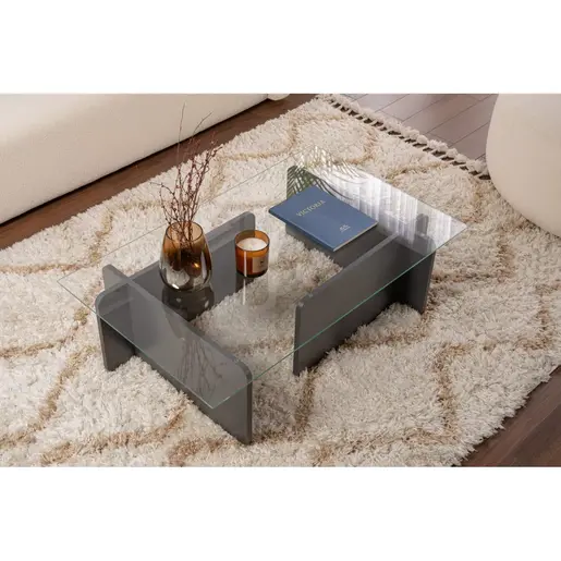 353NRD1112 Клуб маса Flavio - Anthracite