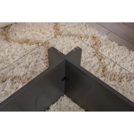 353NRD1112 Клуб маса Flavio - Anthracite