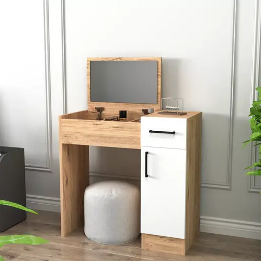 550ARN2796 Тоалетна маса Inci - Atlantic Pine, White