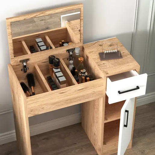 550ARN2796 Тоалетна маса Inci - Atlantic Pine, White