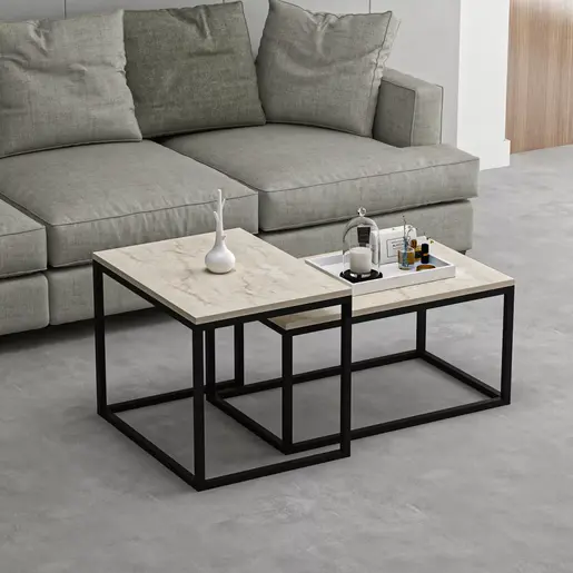 506MNR3457 Клуб Маса Leka - Travertine