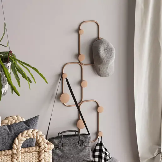 494PYT1166 Метална ѕидна закачалка Lizzard-C