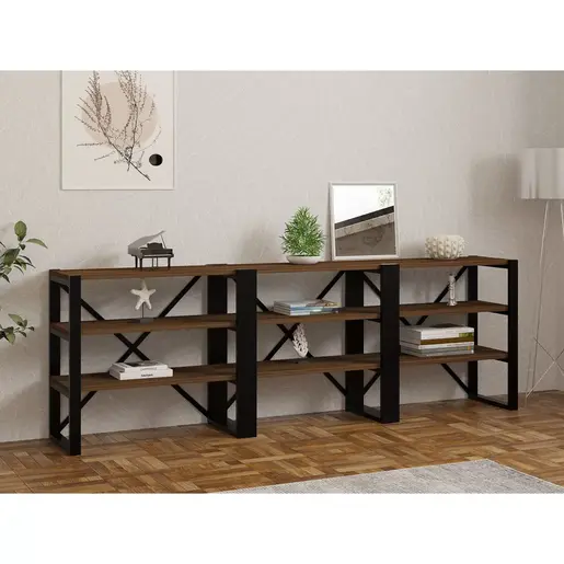 835PUQ3401 Комода Prof - Walnut, Black