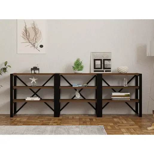 835PUQ3401 Комода Prof - Walnut, Black