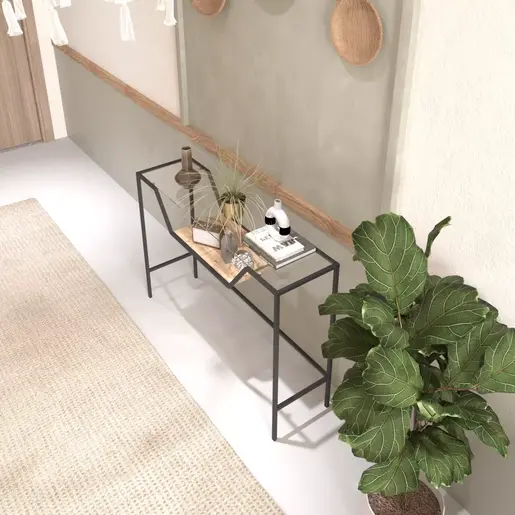 706CLN1187 Комода Lala - Black, Glass