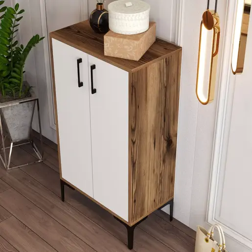 845HCT4108 Чевларник Prag - Walnut, White