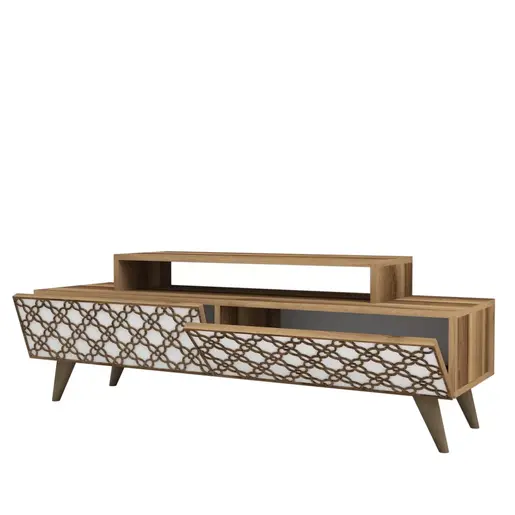 845HCT3017 Тв комода City - Walnut, White