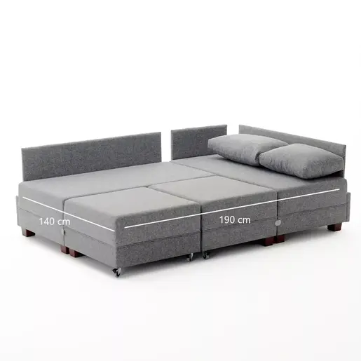 825BLC1001 Аголна гарнитура Stockharis кафеава лев агол