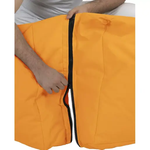 248FRN1216 Bean Bag Siesta Sofa Bed Pouf - Orange