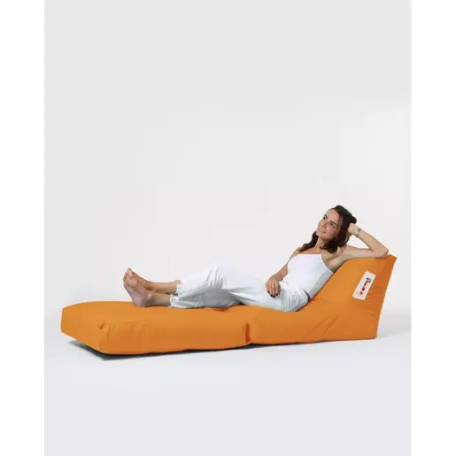248FRN1216 Bean Bag Siesta Sofa Bed Pouf - Orange