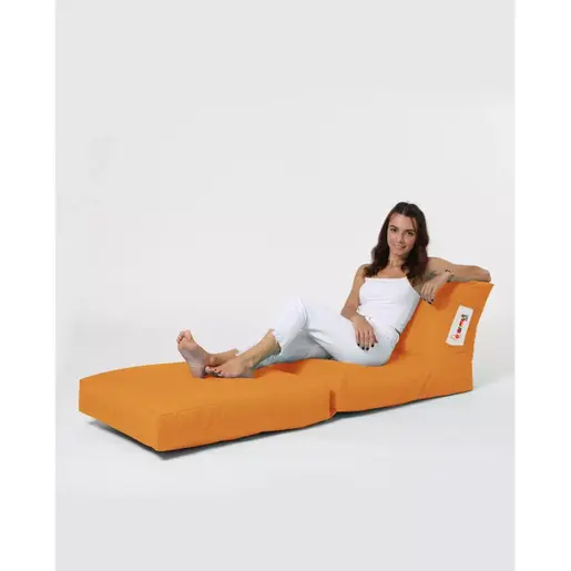 248FRN1216 Bean Bag Siesta Sofa Bed Pouf - Orange