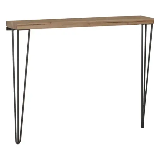 120-000306 Tetty конзола црна-црна 90x14x75cm