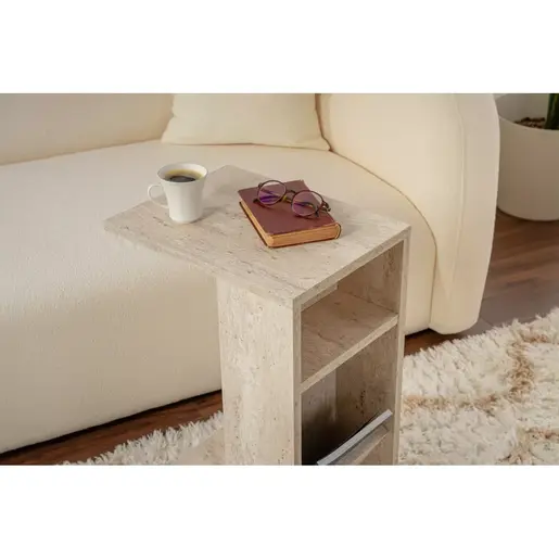 854KLN4755 Помошна масичка Filinta - Travertine