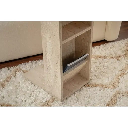 854KLN4755 Помошна масичка Filinta - Travertine