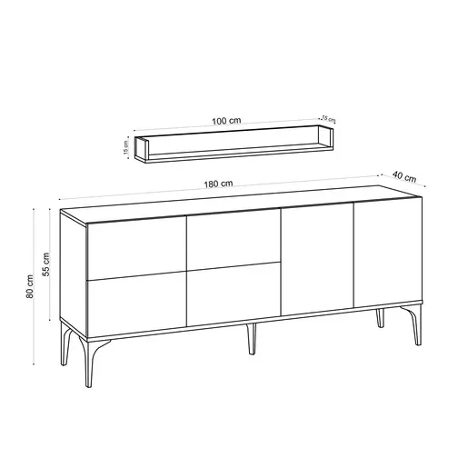 793ELG1808 Комода Нешвил