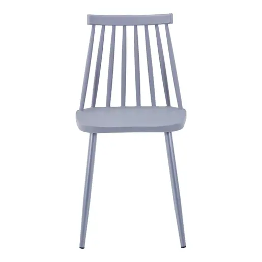 327-000043 Стол Aurora I во сива нијанса-сиво метални ногарки 43x48x79cm