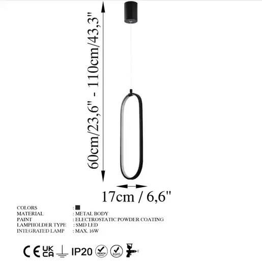 119FRS1525 Лустер Fermat black