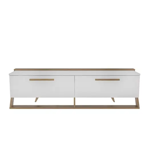 875ZNA4585 ТВ Комода Astrid - White, Walnut