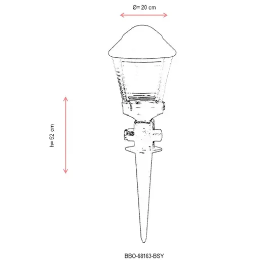 685AVN1160 Ѕидна ламба BBO-68163-BSY