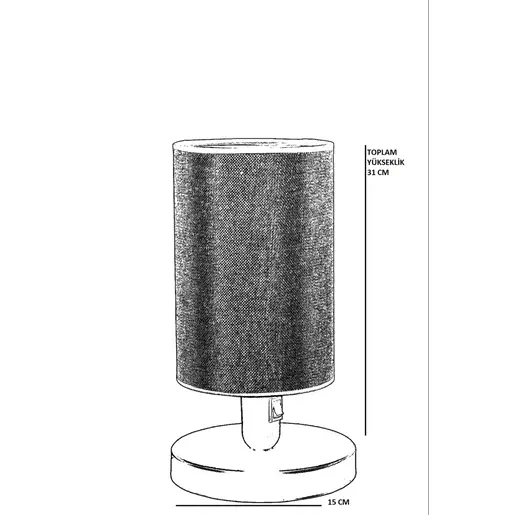 152GLV1501 Столна ламба Ayca - 8758-1P