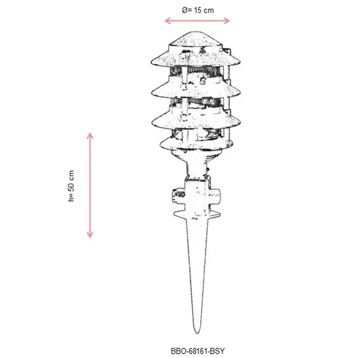 685AVN1158 Ѕидна ламба BBO-68161-BSY