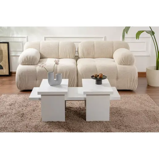 241NRD1219 Клуб маса Sanctuary - Wood White