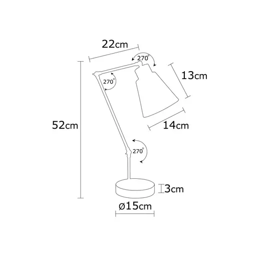 525NOR2112 Столна ламба Manavgat - N-592