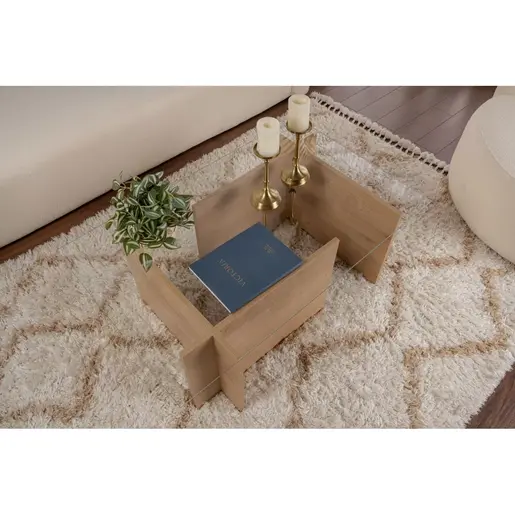 353NRD1109 Клуб маса Vetrino - Honey Oak