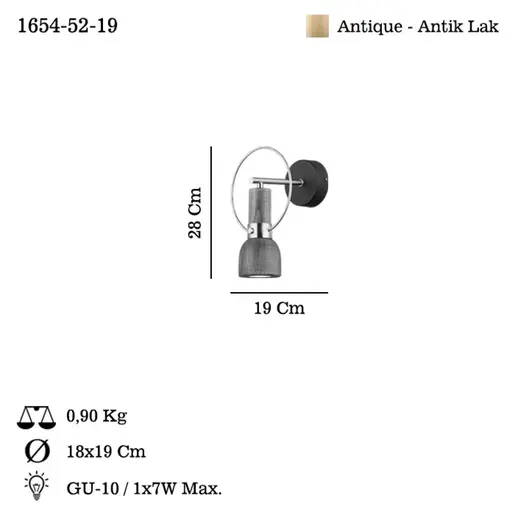 341LCA1612 Ѕидна ламба Under - 52-19