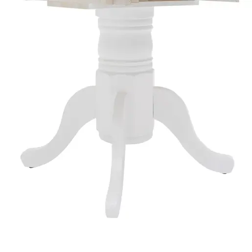 091-000004 Трпезариски сет Lars бела 120x70x75cm