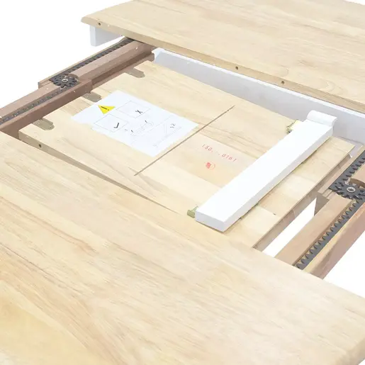 091-000004 Трпезариски сет Lars бела 120x70x75cm