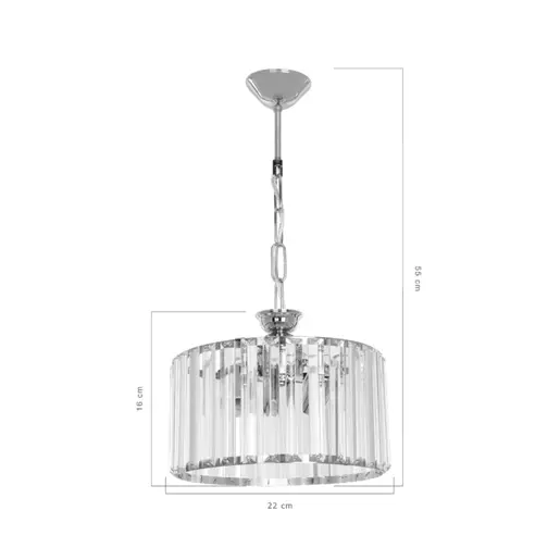 147-000208 Лустер Lavina I златна