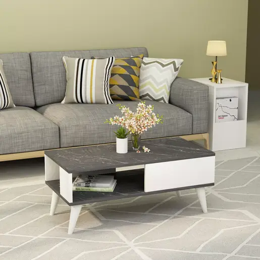 475OLV1328 Клуб Маса Seul - Black, White